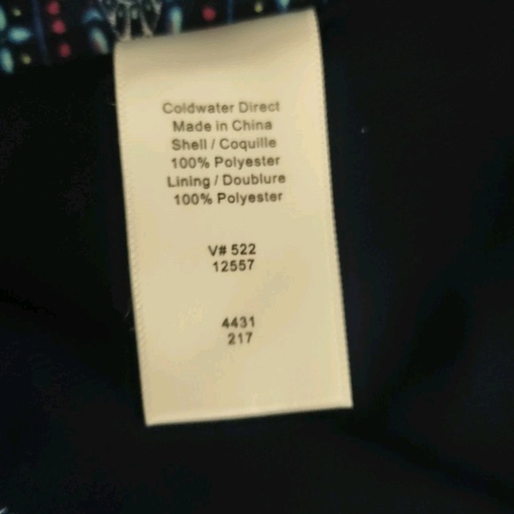 Coldwater Creek Blue Floral Kimono Top Sz MP Boho Hippie Fairycore - Picture 5 of 8